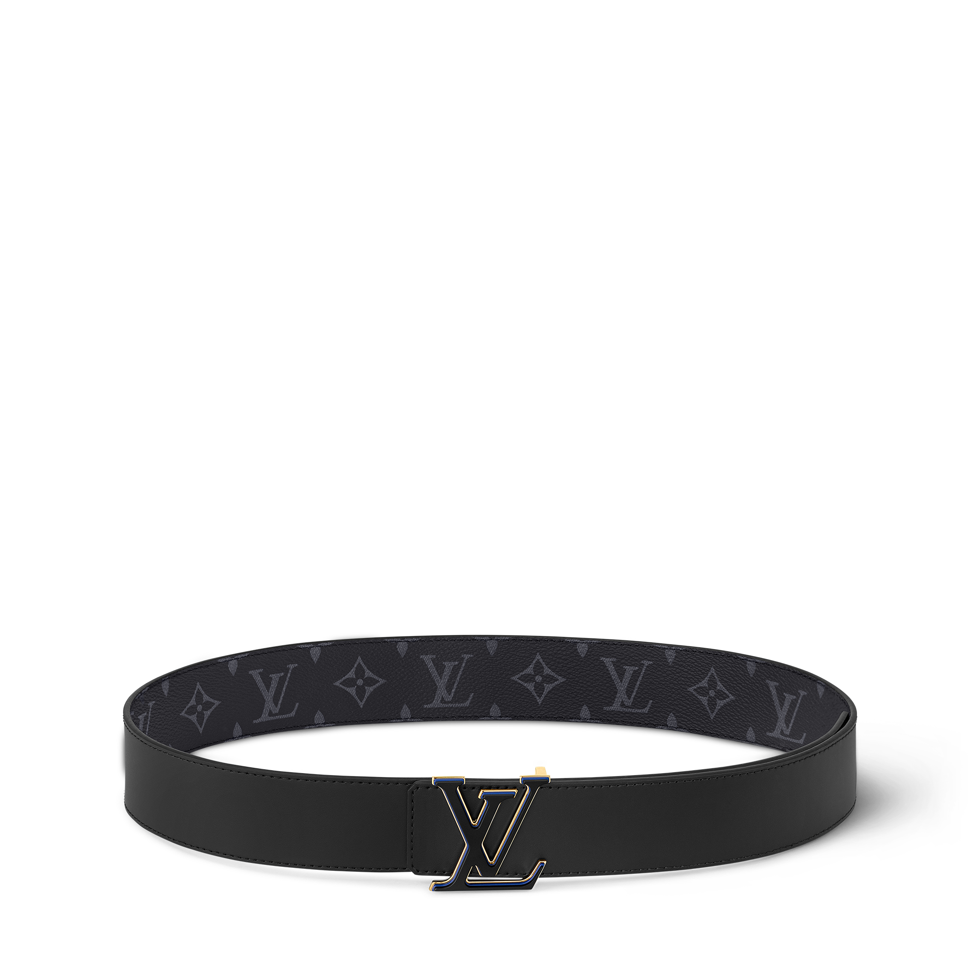 ベルト・LV 3 ステップ 40MM リバーシブル モノグラム・エクリプス